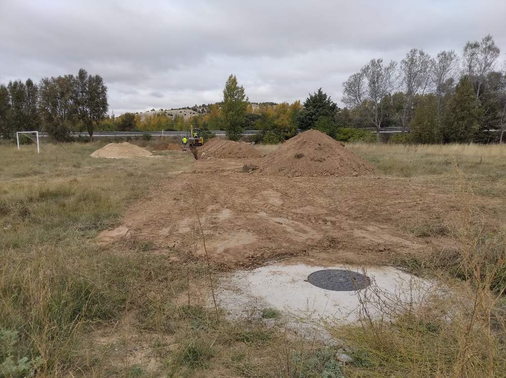 Renovación de colector de aguas residuales en La Vid (Burgos)
