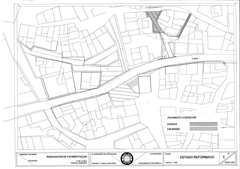 ARPAPE ejecutará las obras de "Renovación de pavimento de Calle Isla" en Pardilla (Burgos)